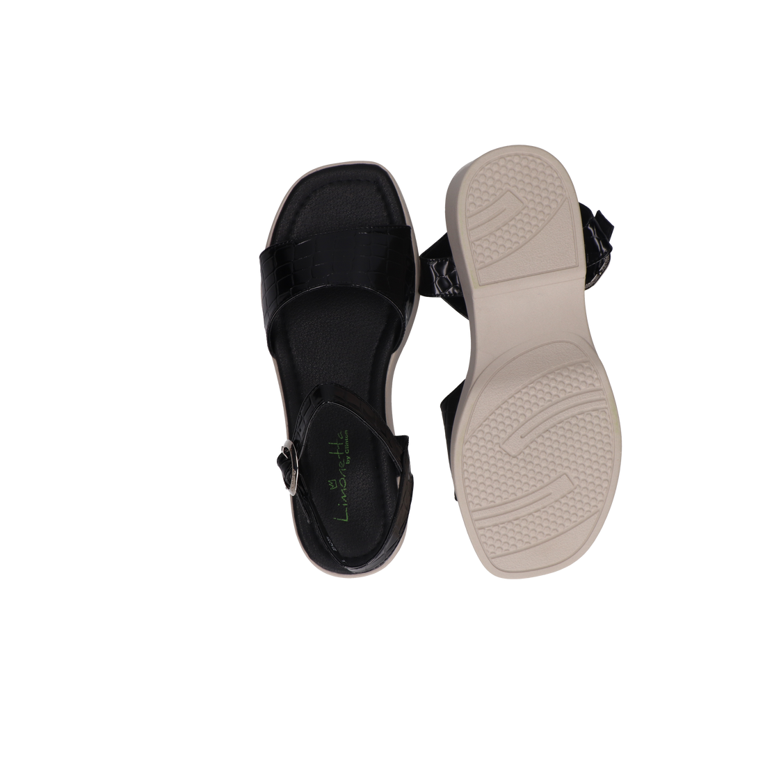 Sandalia De Plataforma Dama 05-4811 Negro