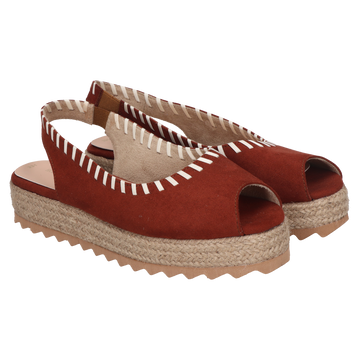 Sandalia De Plataforma 08-Ga-231 Marron