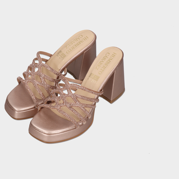 Sandalias 08-Rc-2554 Oro Rosa