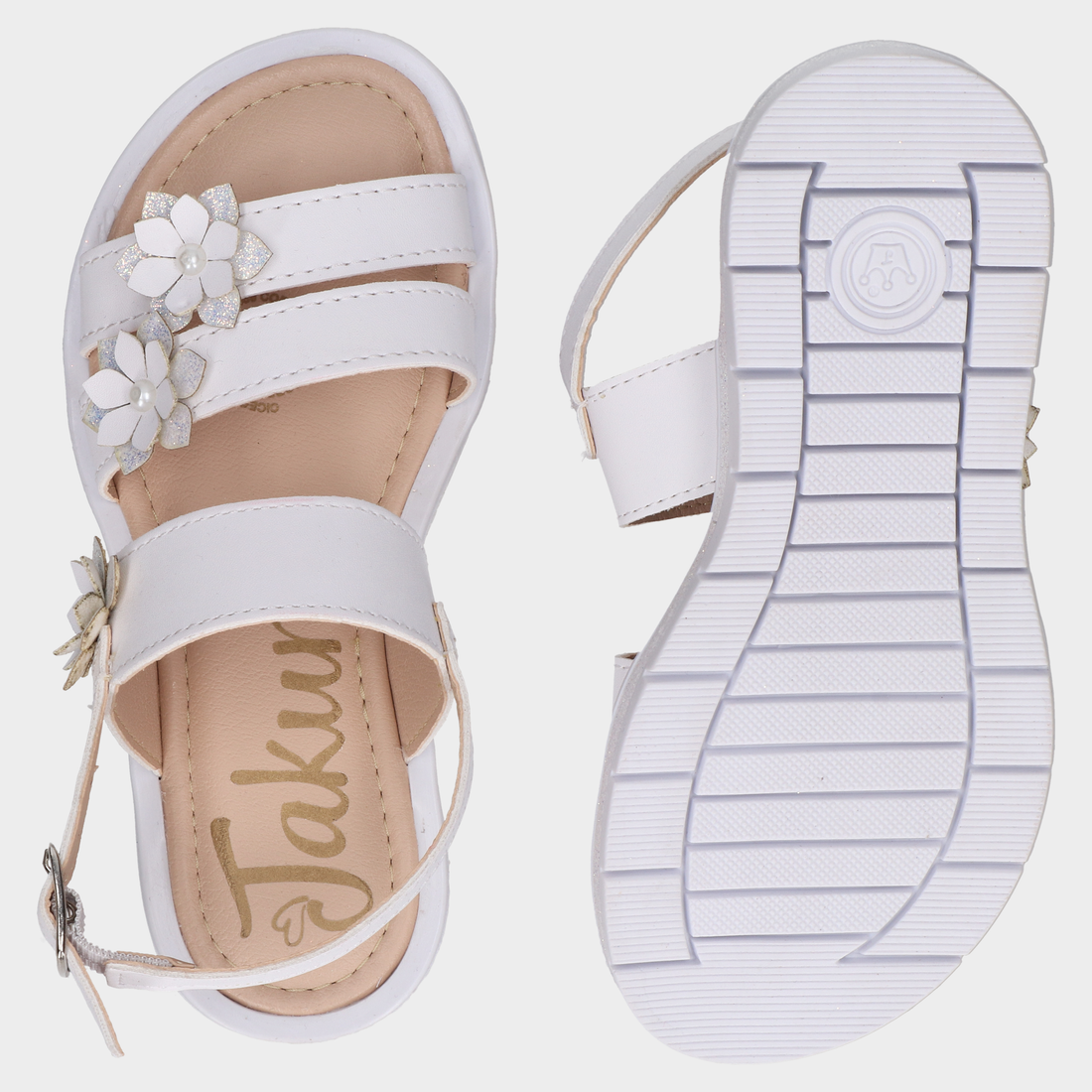 Huarache Infantil 102-J-255929 Blanco