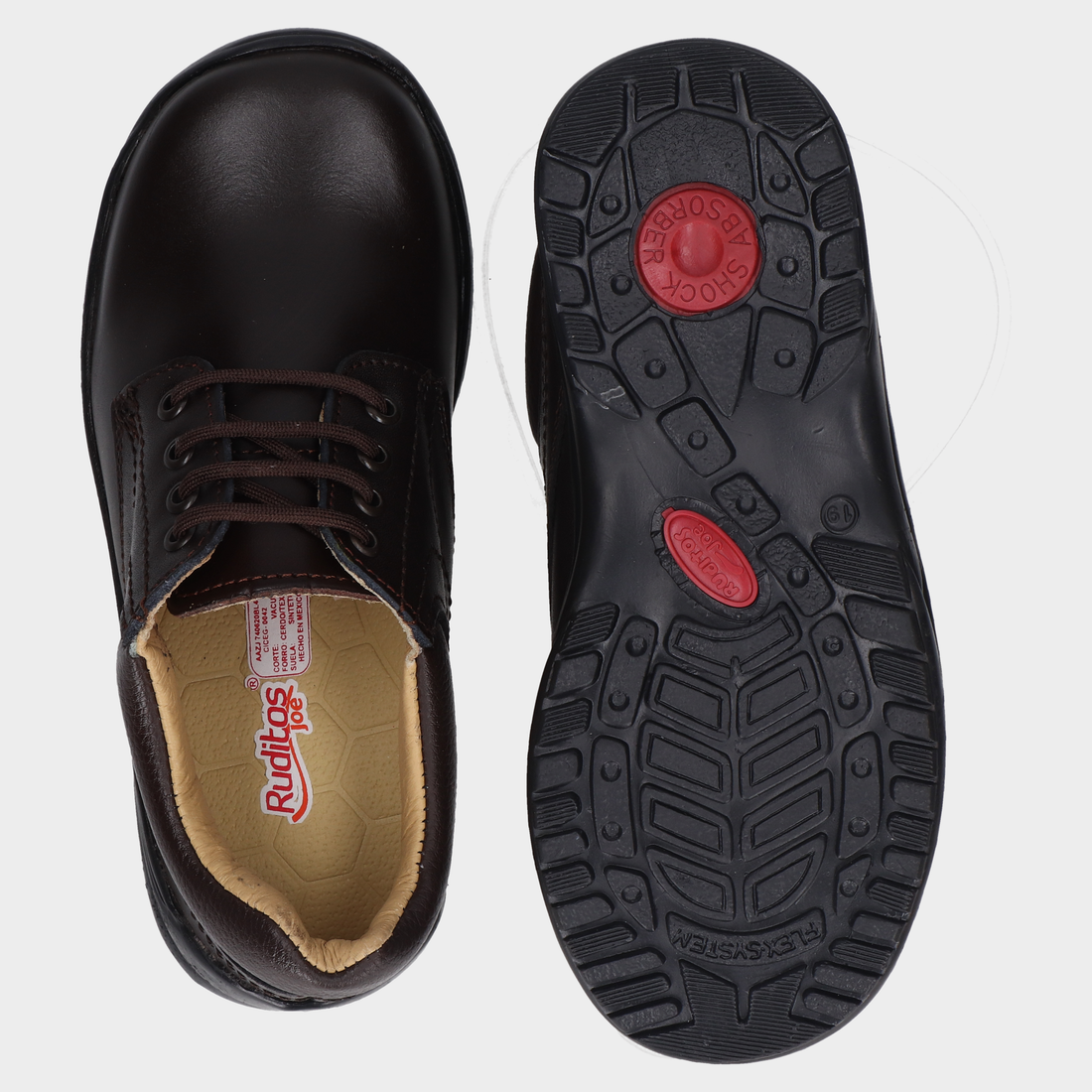 Calzado Escolar Infantil 102-R-1506 Cafe