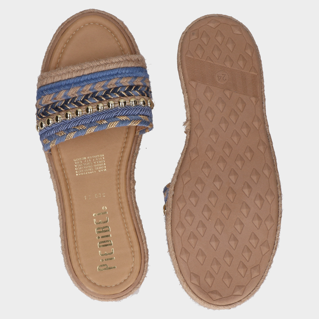 Sandalia Dama 111-25300Yutmez Mezclilla