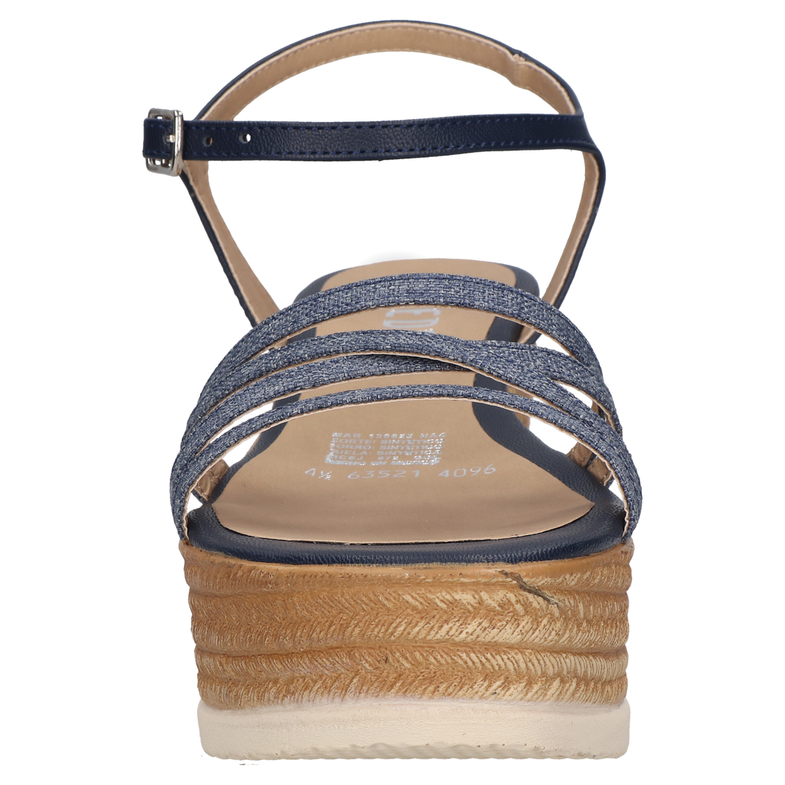 Sandalia De Tacon Dama 111-63521Curblu Blue