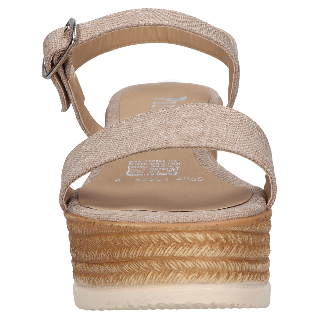 Sandalia Tacon Dama 111-63551Curcru Crudo