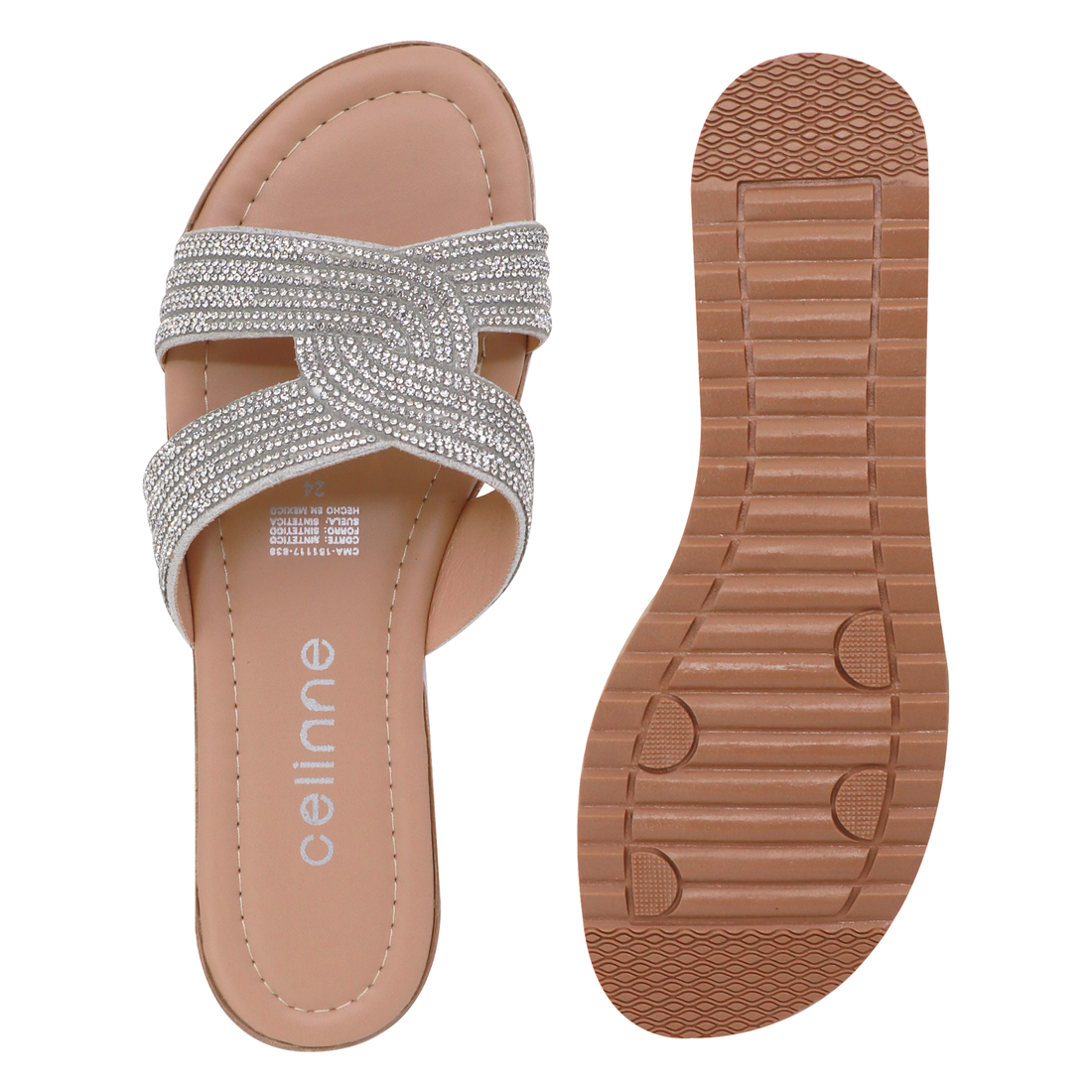Sandalias 116-983 Plata