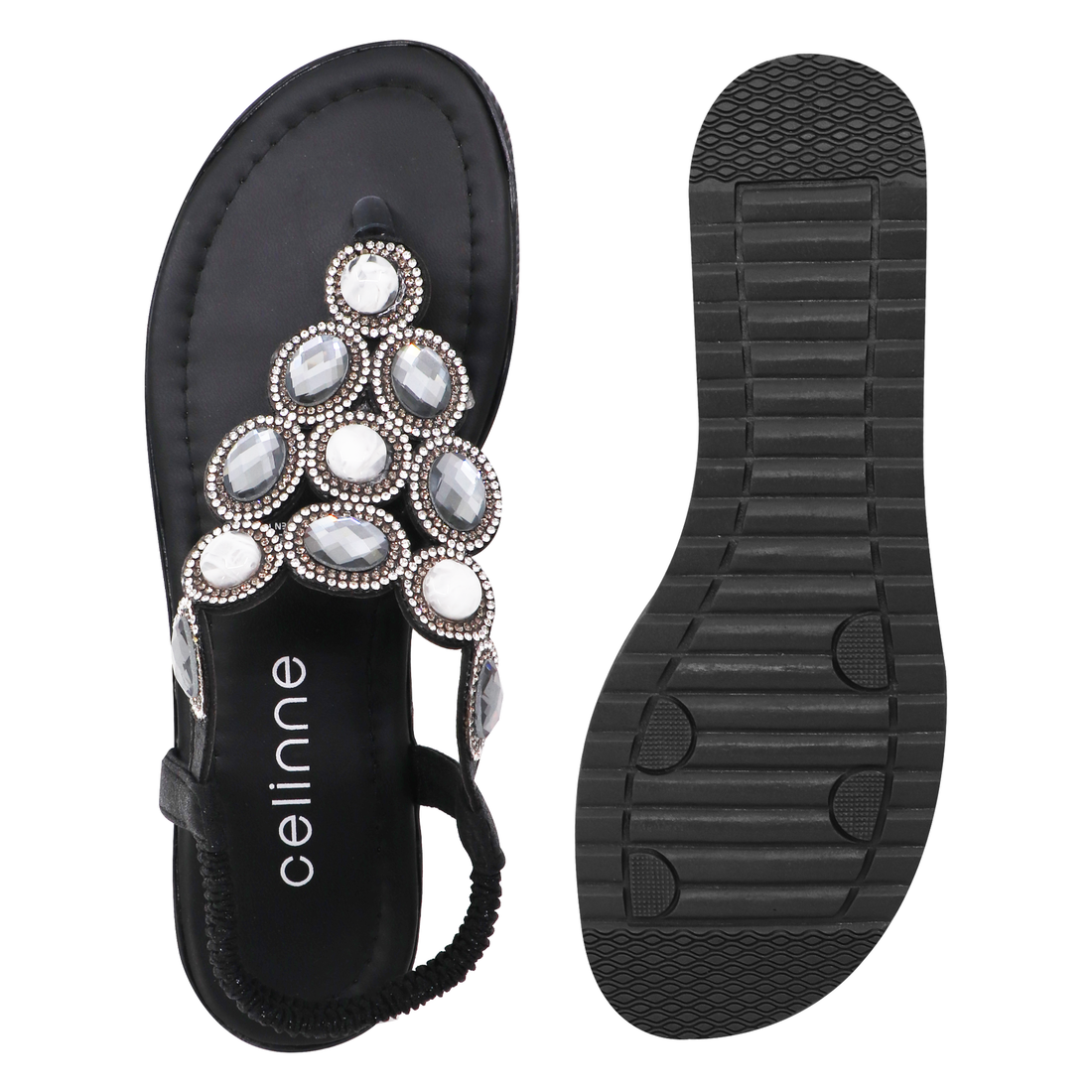 Sandalias 116-984 Negro