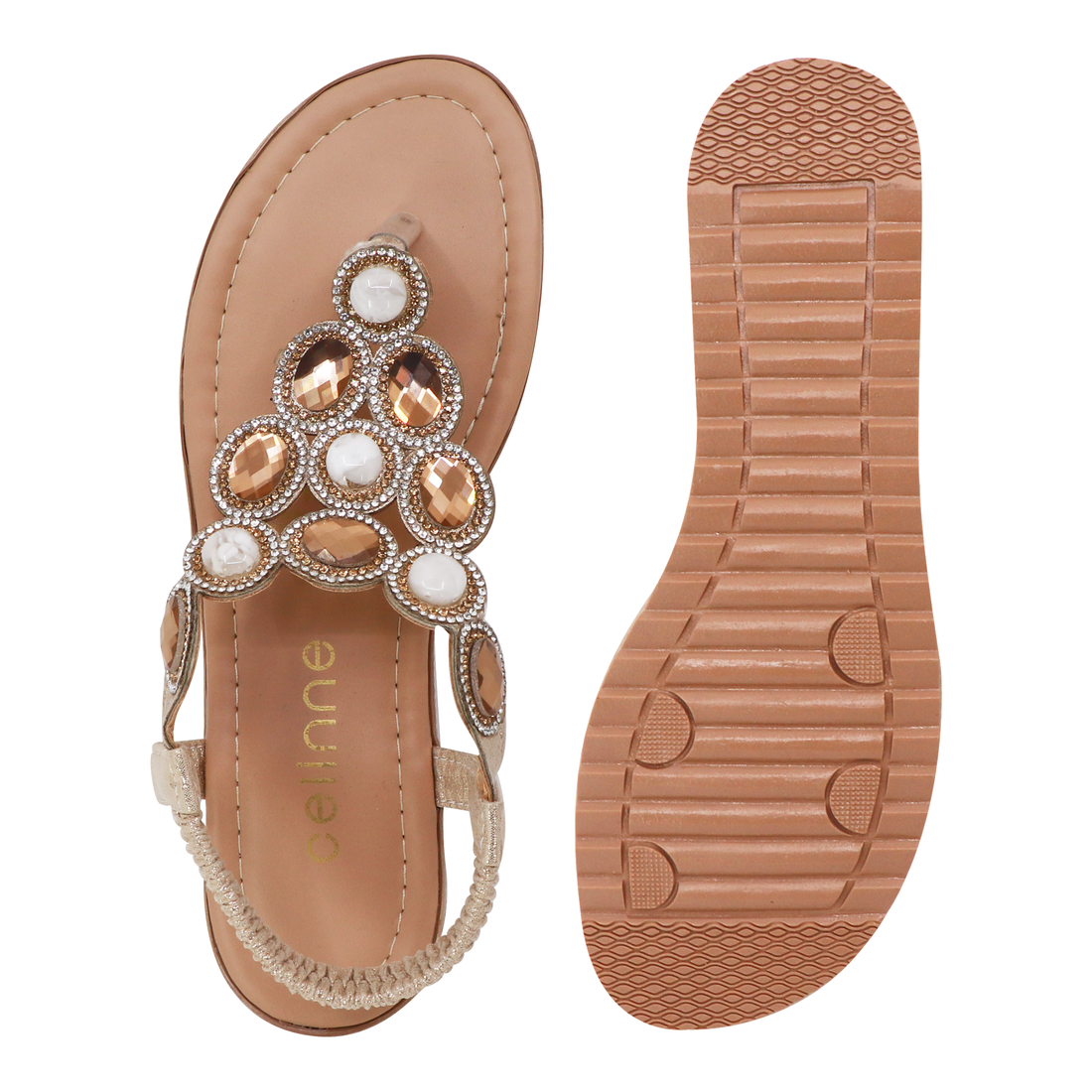 Sandalias 116-984 Oro