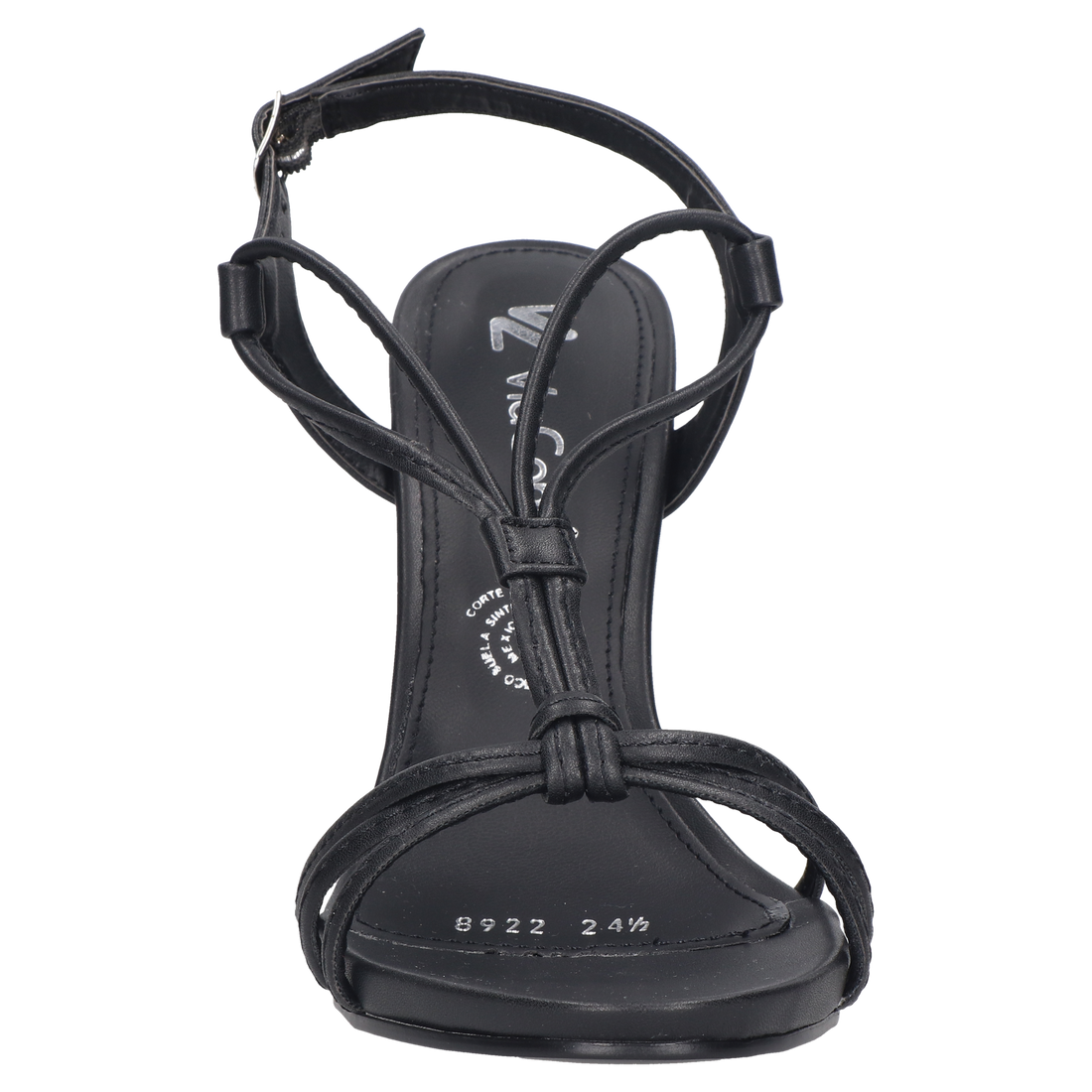 Sandalia De Tacón Dama 117- 8922 Negro