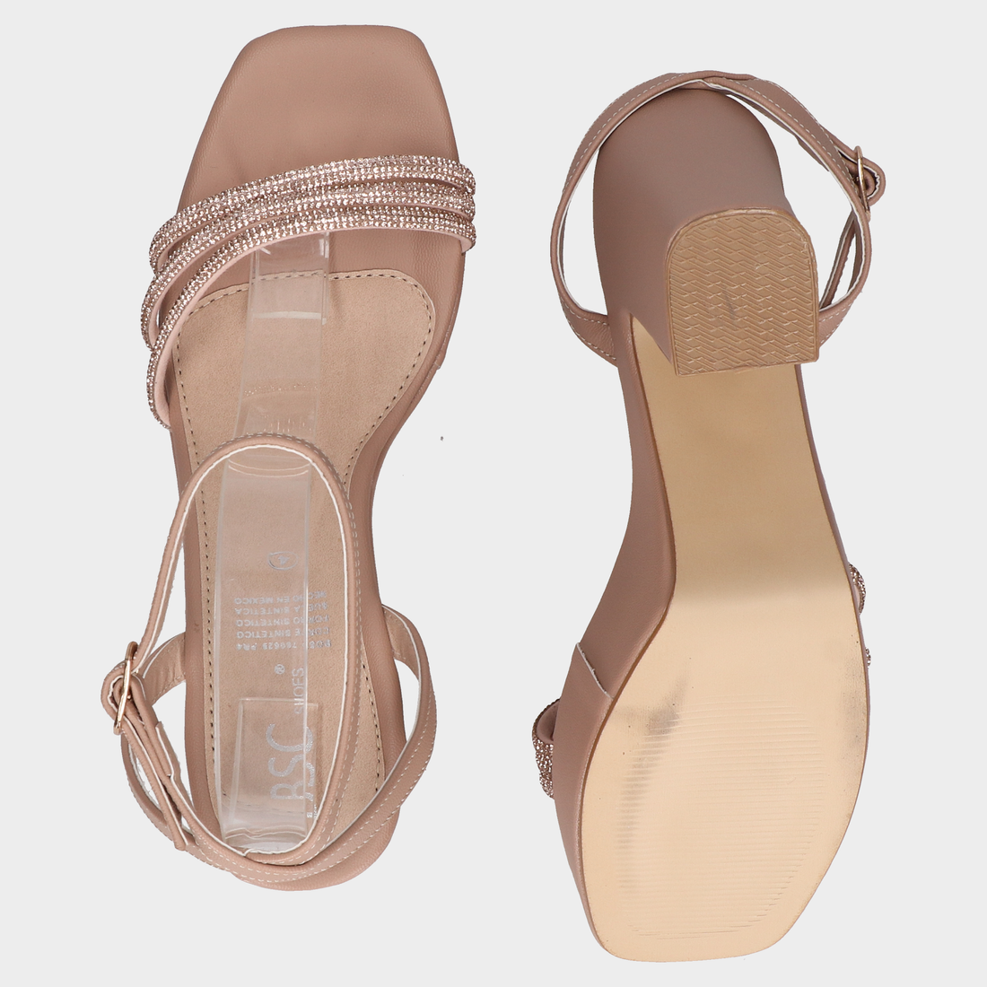 Sandalia de tacón 118-Bsc-24112 Maquilla