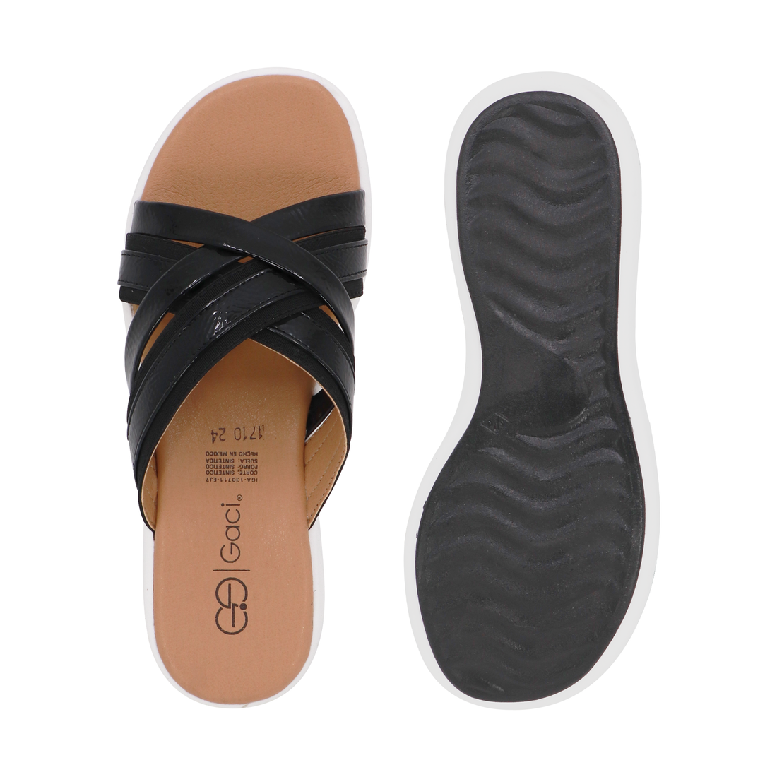 Sandalias 14-1710 Negro.Ch