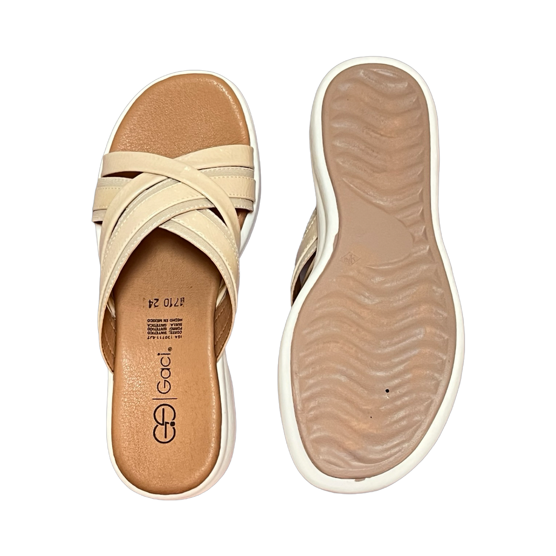 Sandalia Plataforma Dama 14-1710 Cha/Beig