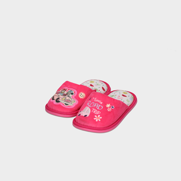 Pantufla Infantil Disney Minney Mouse Rosa 14-DMZV4000001