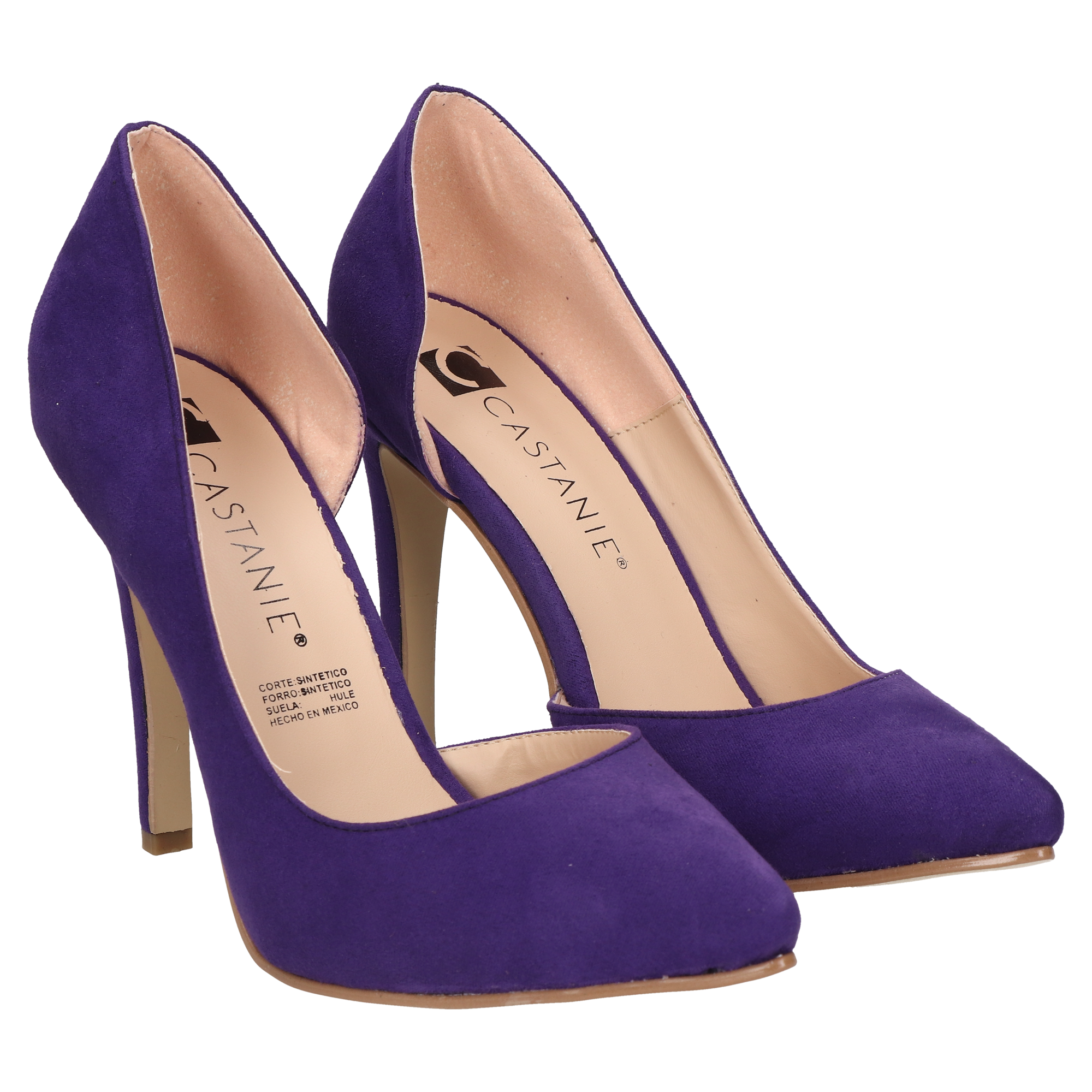 Zapatos Altos Zapatillas Color Morado Zapato Morado Tacon