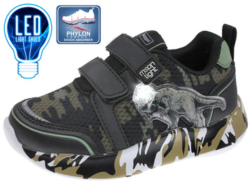 Tenis Com Luzes 102-Bp-2201951 Negro