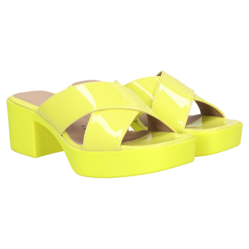 Sandalia Tacon Dama 23-54771 Amarillo