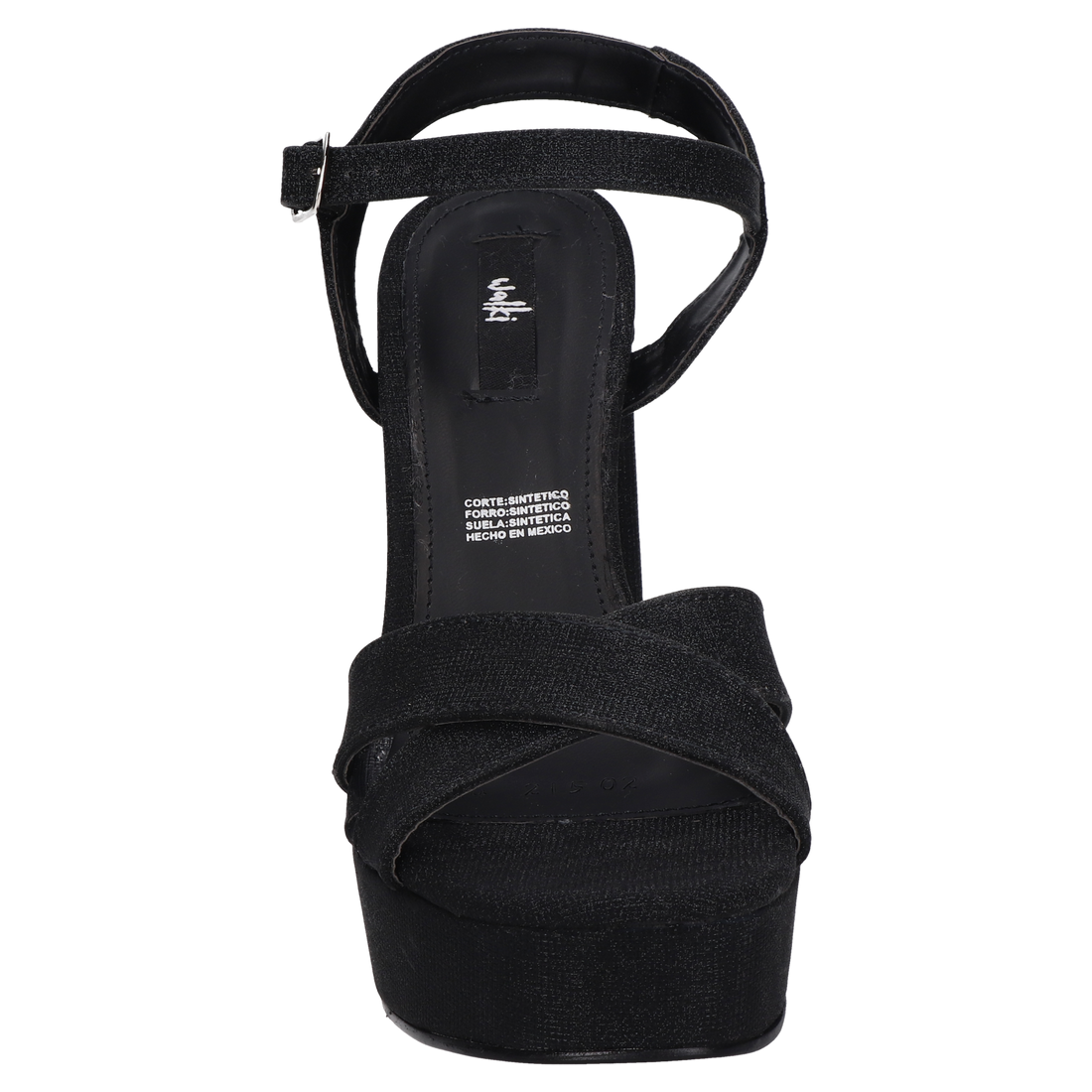 Sandalias De Tacón Dama 50-W215-02 Negro.Gl