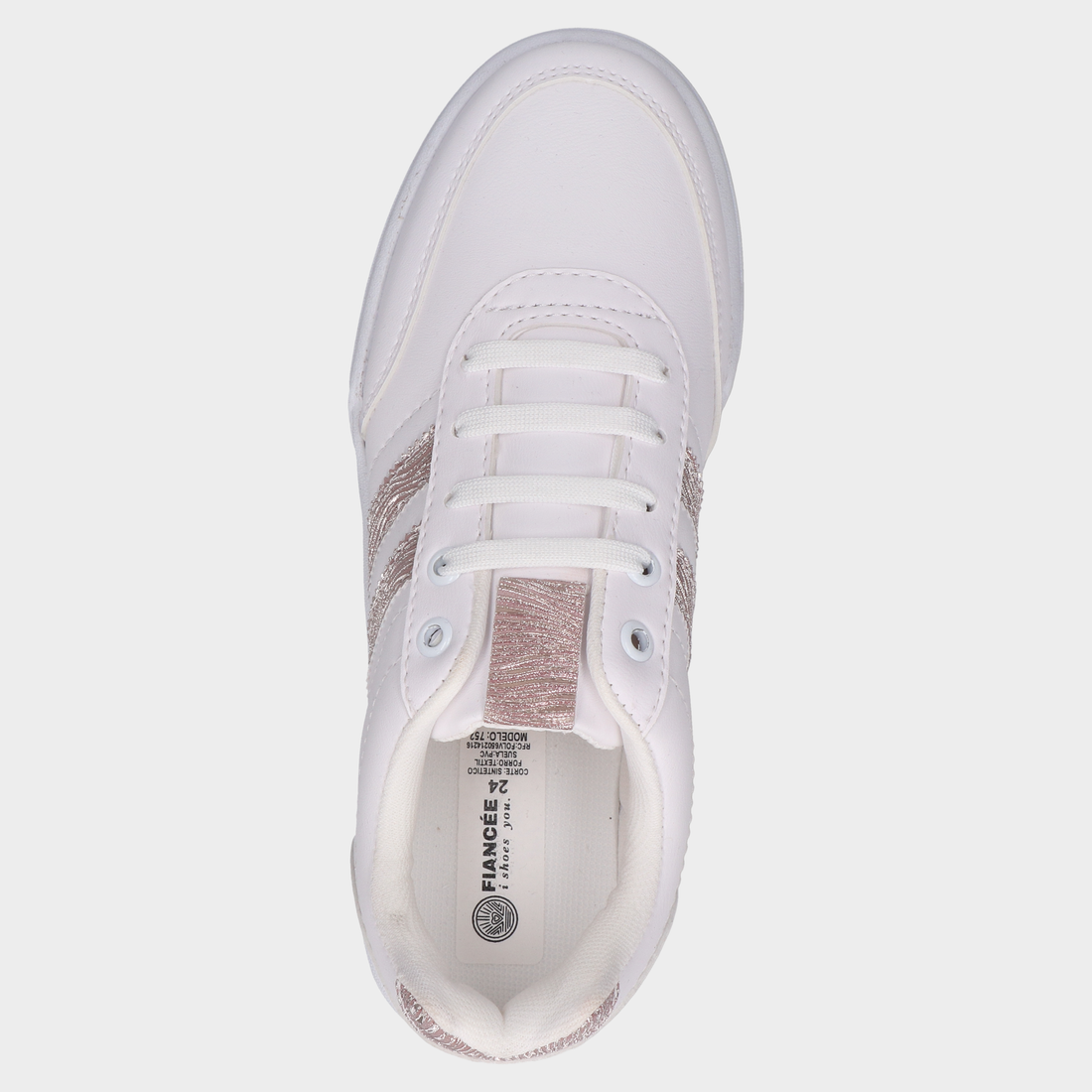 Tenis Dama 66-Co0752 Oro Rosa