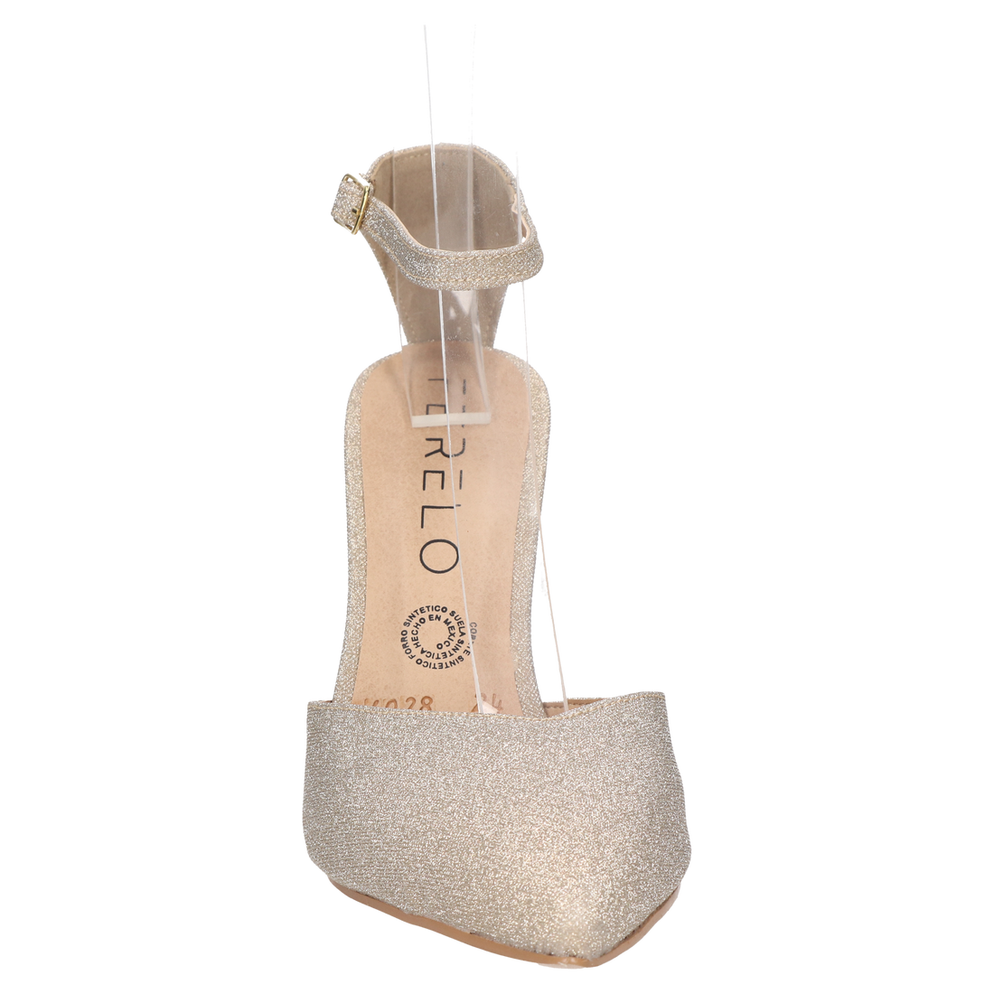 Zapatilla Dama 76-6028-Pe Oro.Ing