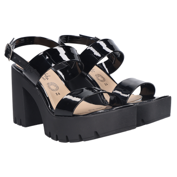 Sandalia Tacon Dama 05-5001-M Ch/Negro