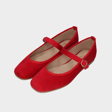 Balerina roja con pulsera