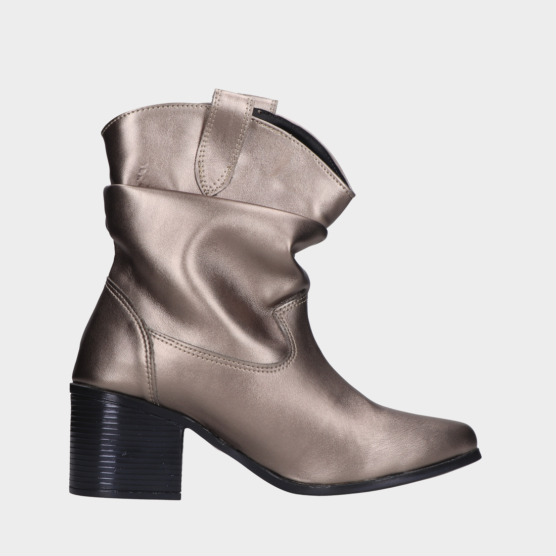 Botín slouchy inox