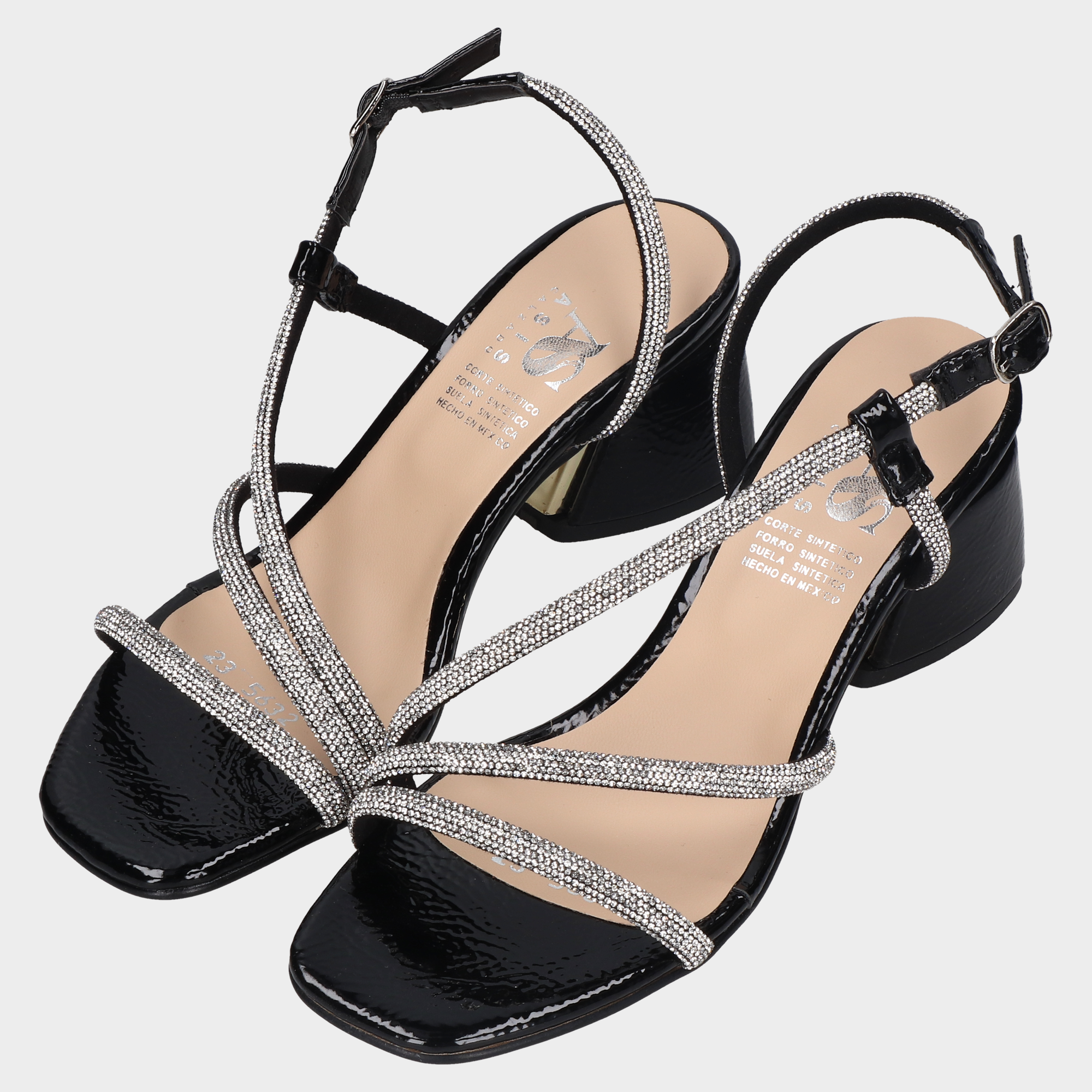 Sandalias Dama 09-R 5632 Negro
