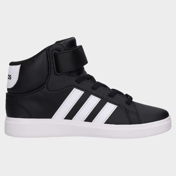 Tenis Adidas Grand Court Mid Juvenil 102-Adi-Ie3863 Ngo/Bco