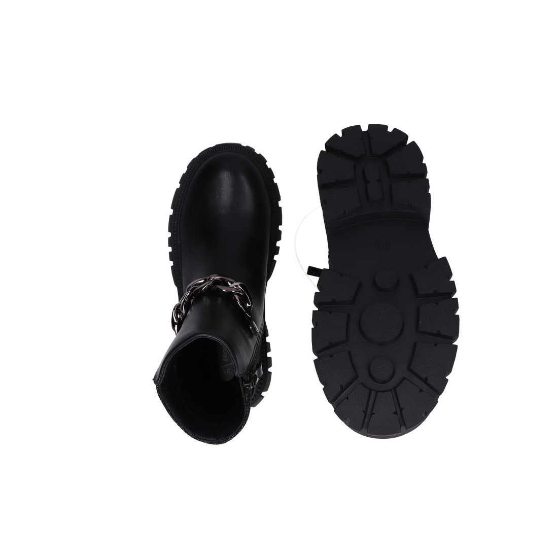 Bota Infantil Niña 102-Bp-2195220 Negro