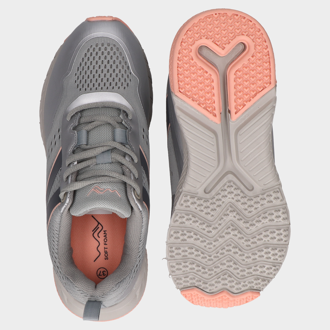 Tenis Deportivo  Dama 102-Bp-D2203240 Gris