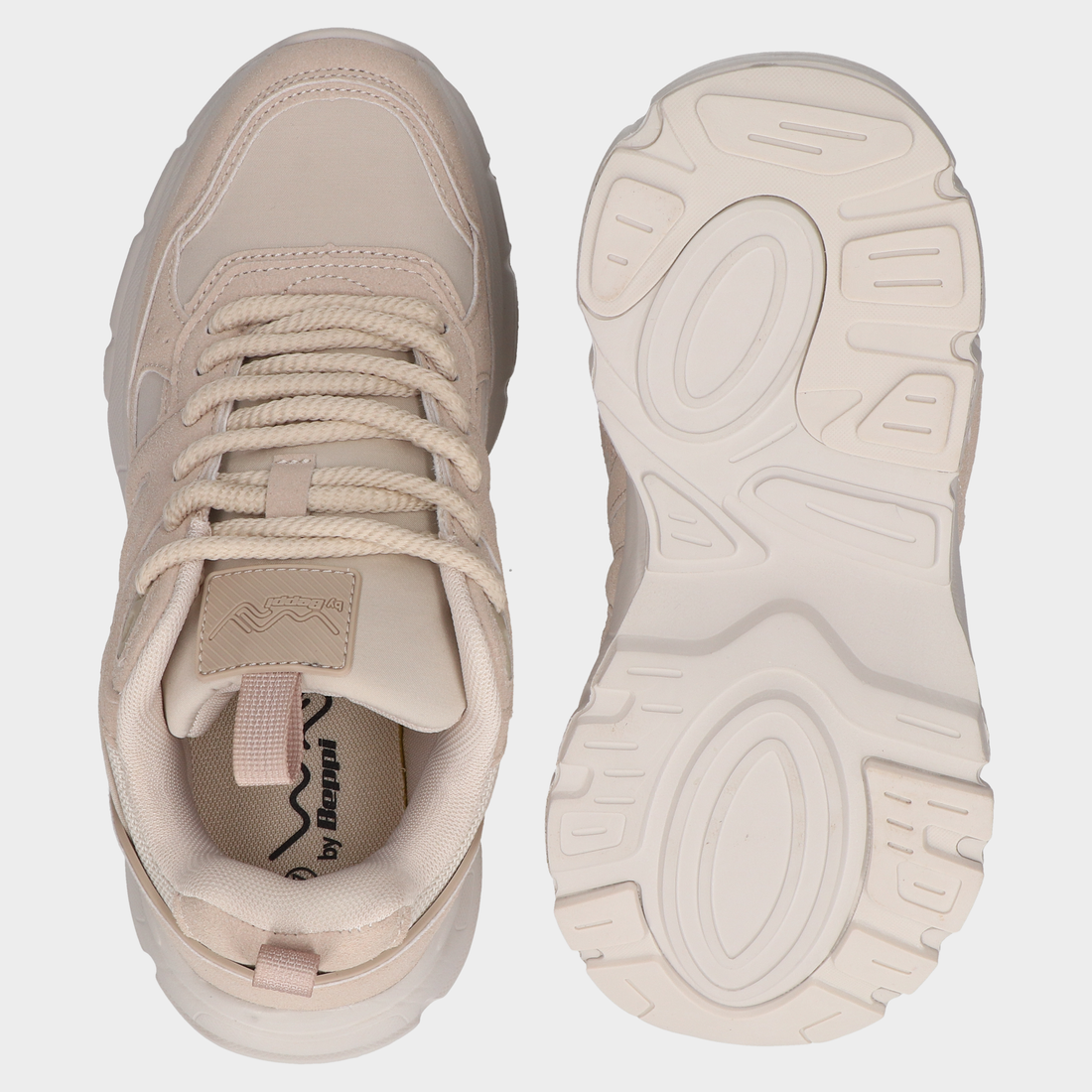 Tenis Casual  Dama 102-Bp-D2210261 Beige