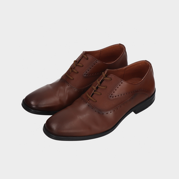 Zapato de vestir tabaco