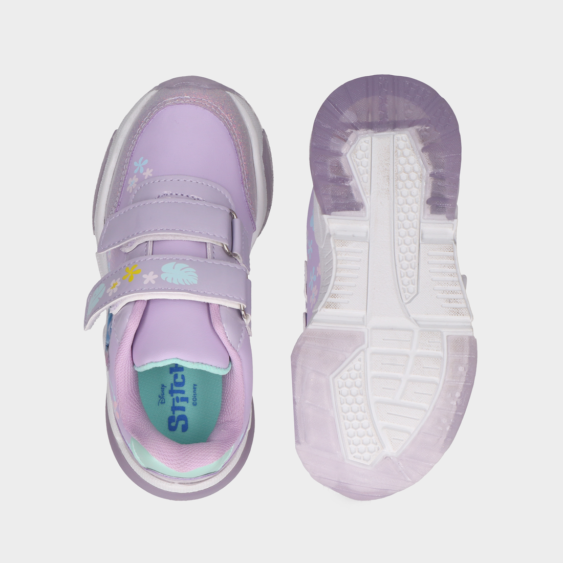 Tenis pastel con luces led