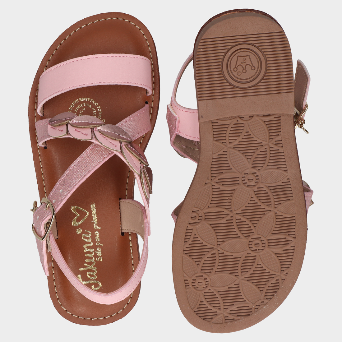 Huarache Infantil 102-J-255469 Rosa