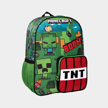 Mochila infantil Minecraft Creeper y TNT