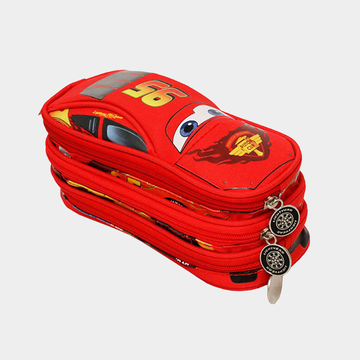 Lapicera infantil Cars 3D doble compartimento