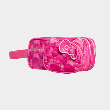 Lapicera infantil Hello Kitty triple compartimento