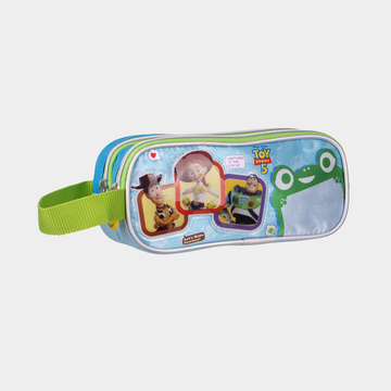 Lapicera Toy Story 5 doble compartimento con asa