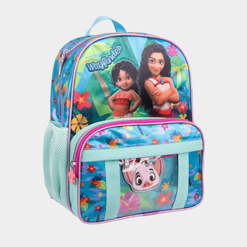 Mochila infantil Moana con bolsillo frontal