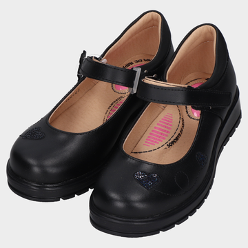 Calzado Escolar Infantil 102-Yu-22202 Negro