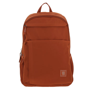 Mochila escolar amplia naranja