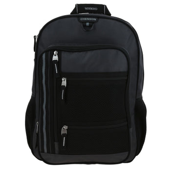 Mochila grande para primaria con compartimento para tablet y bolsillos frontales