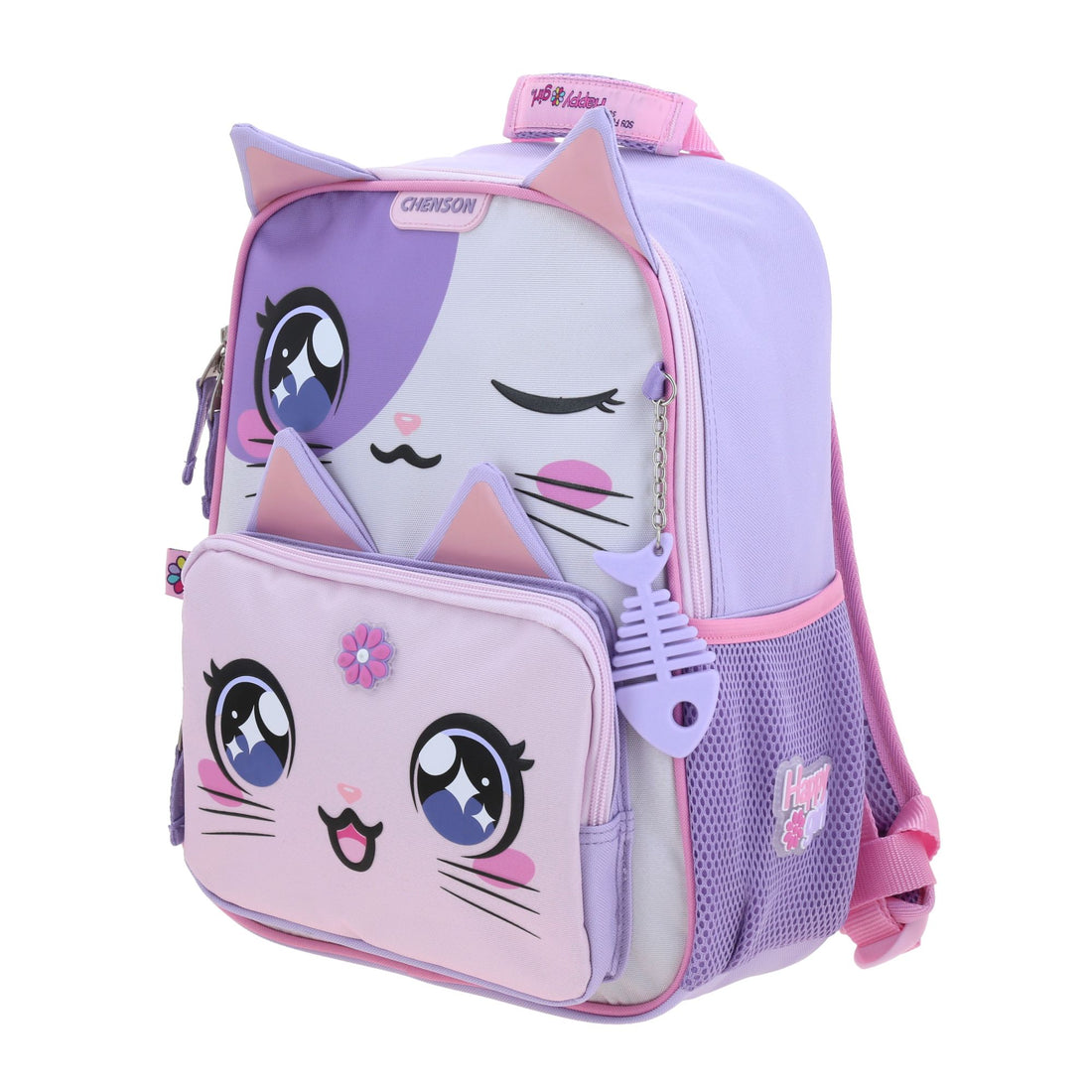 Mochila escolar para kínder gatito