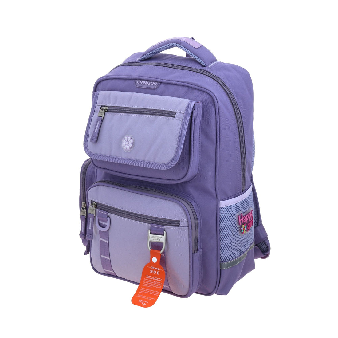 Mochila escolar para primaria  amplia color morado