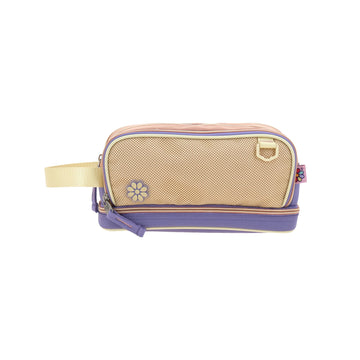 Lapicera escolar rosa con lila