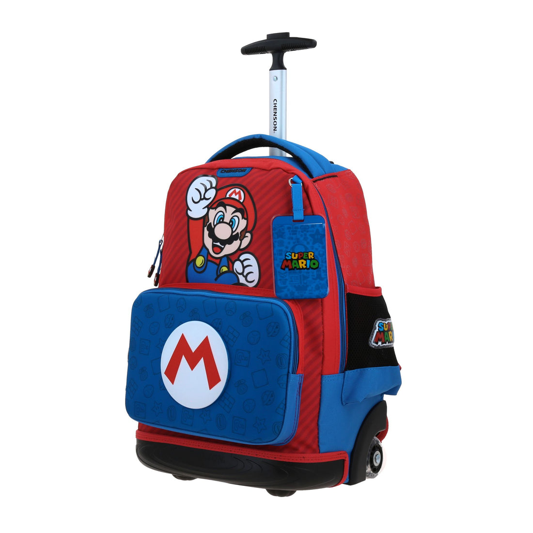 Mochila con ruedas para primaria de Super Mario Bros