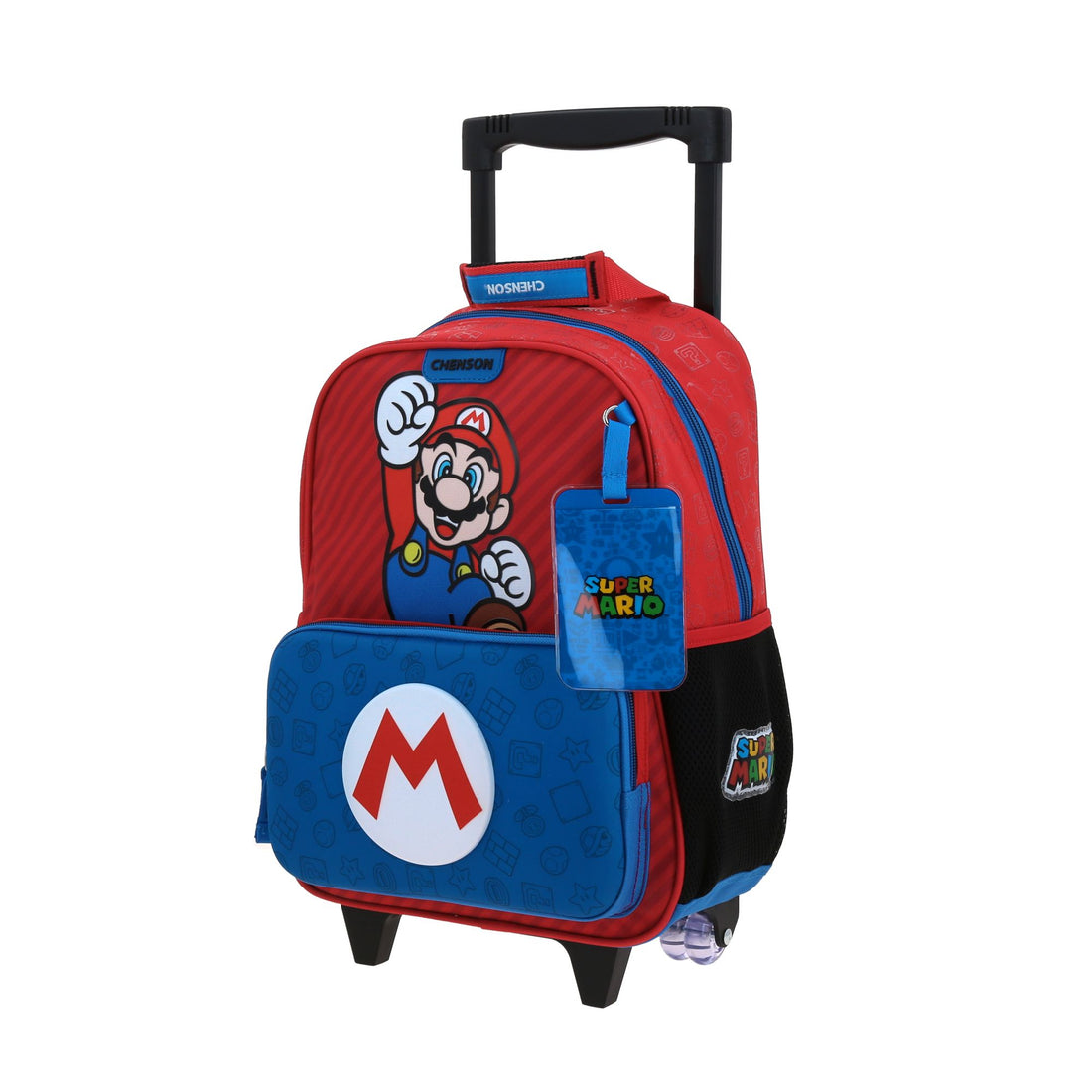 Mochila con ruedas para kínder de Super Mario Bros