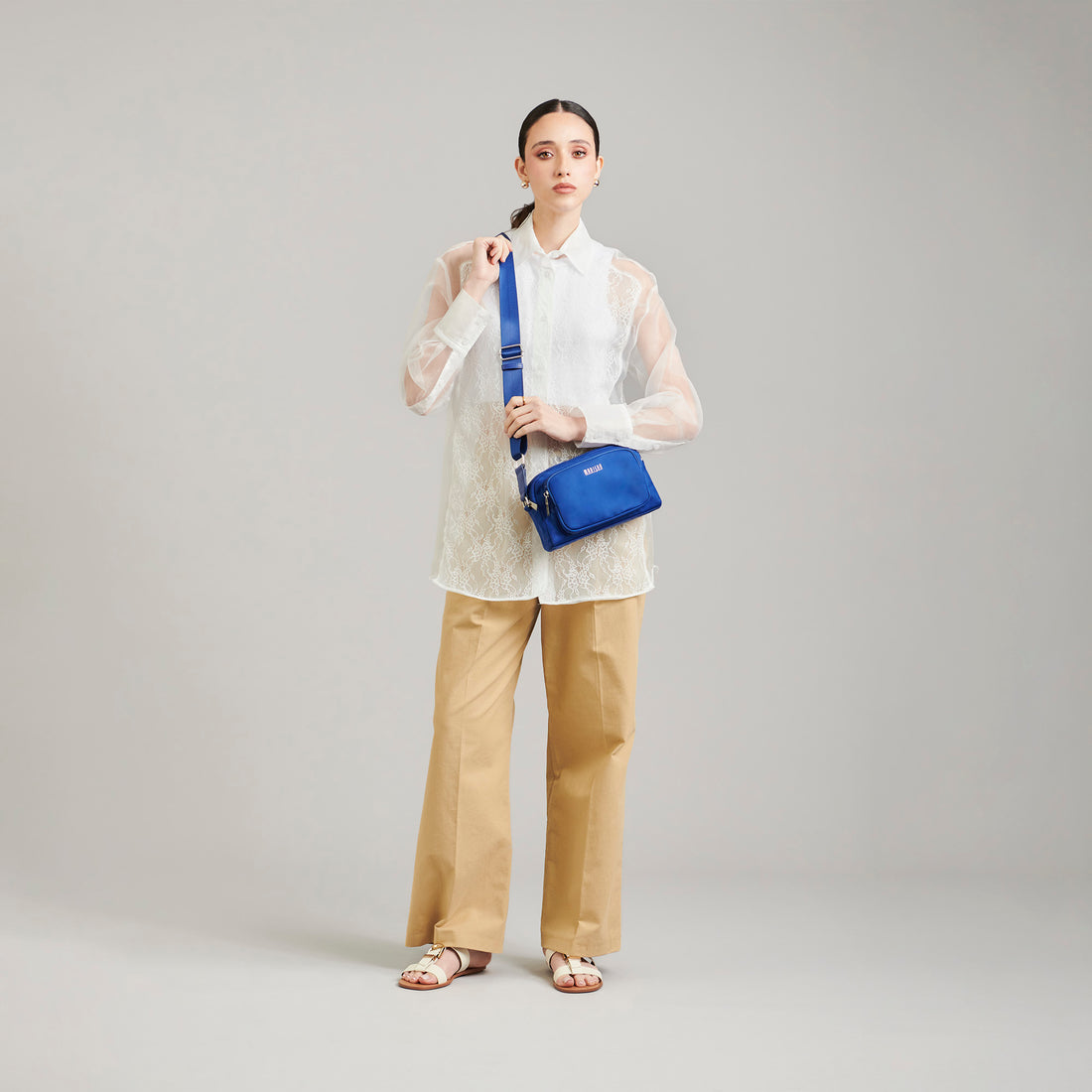 Bolsa Cross Body Dama 109-Ch-Md25051-9 Azul