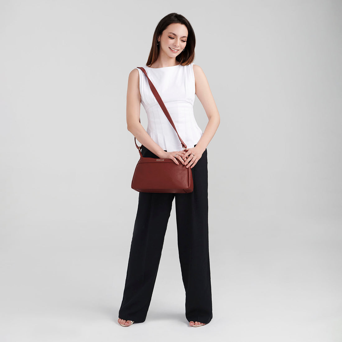 Bolsa Cross Body Dama 109-Ch-Md25112-M Tinto