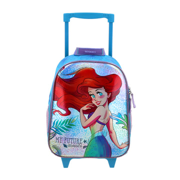 Mochila con ruedas para kínder de Ariel - La Sirenita