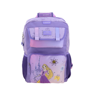 Mochila escolar para primaria Rapunzel  con múltiples compartimentos